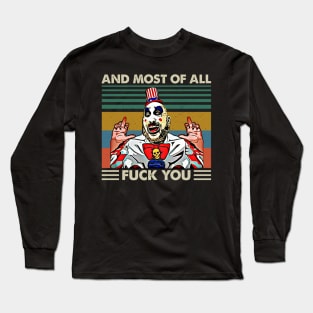 Retro And Most Of All Movie Tribute Design Long Sleeve T-Shirt